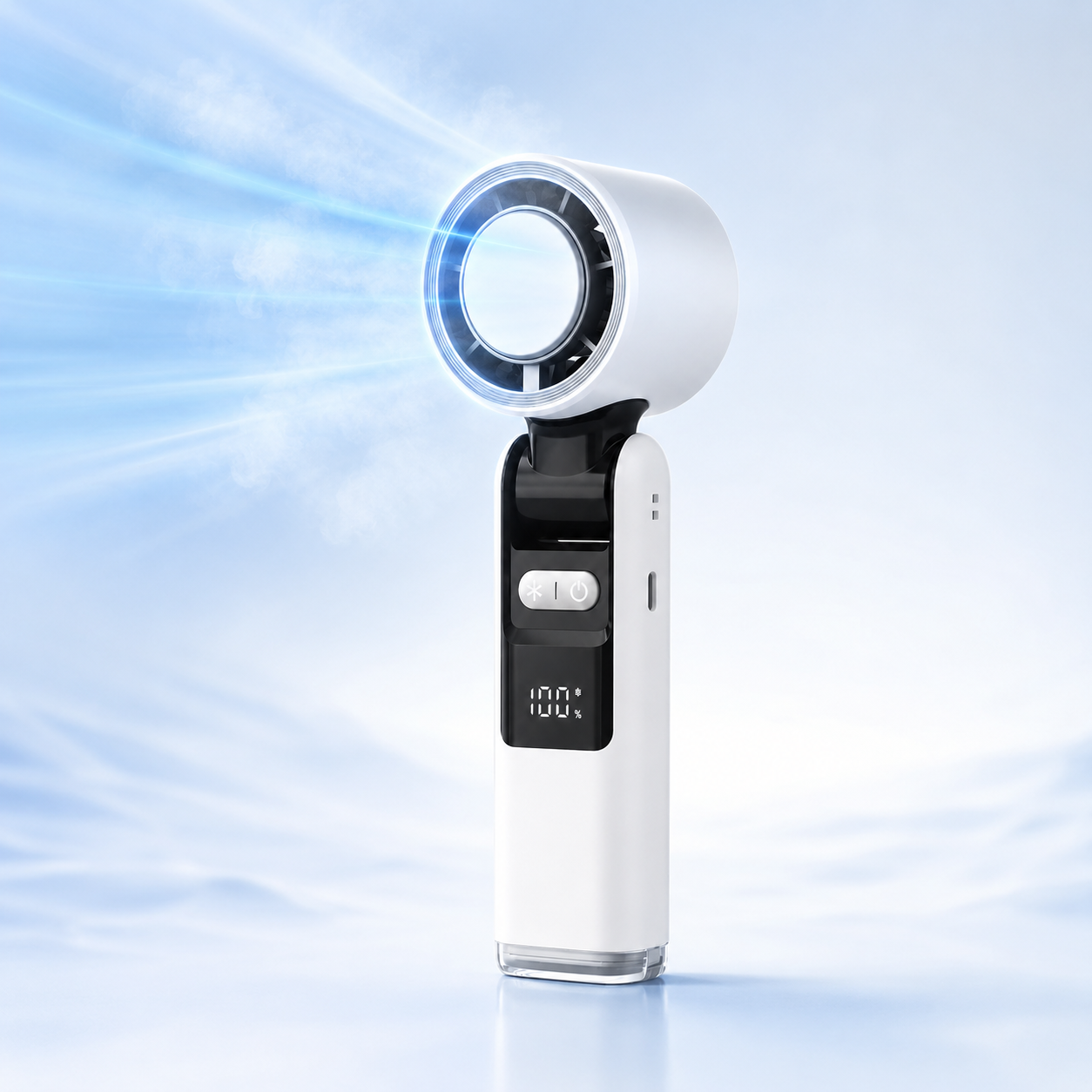 K801 Portable Mini Fan compact use display